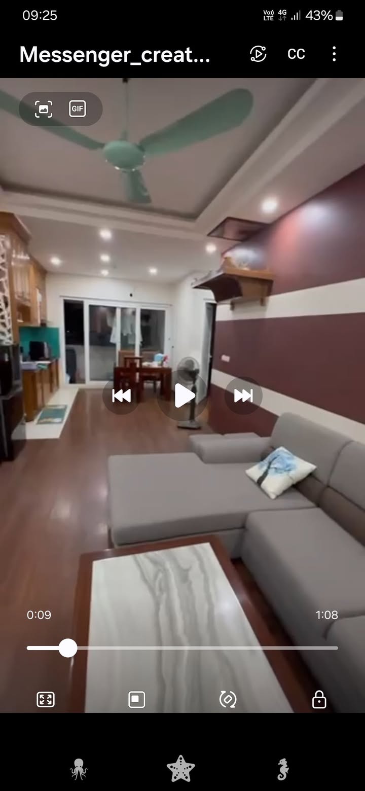 Căn hộ A4 Tiến Bộ Thái Nguyên 2PN 6 triệu - Full nội thất cao cấp!