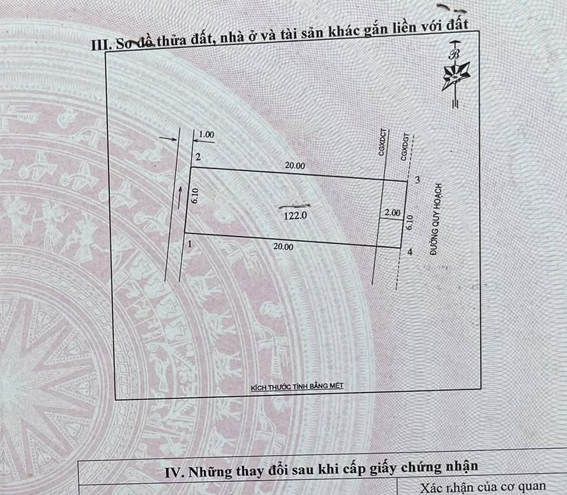 Đất nền Quán Bàu TP Vinh 122m² giá 6 tỷ - Sổ đỏ chính chủ!
