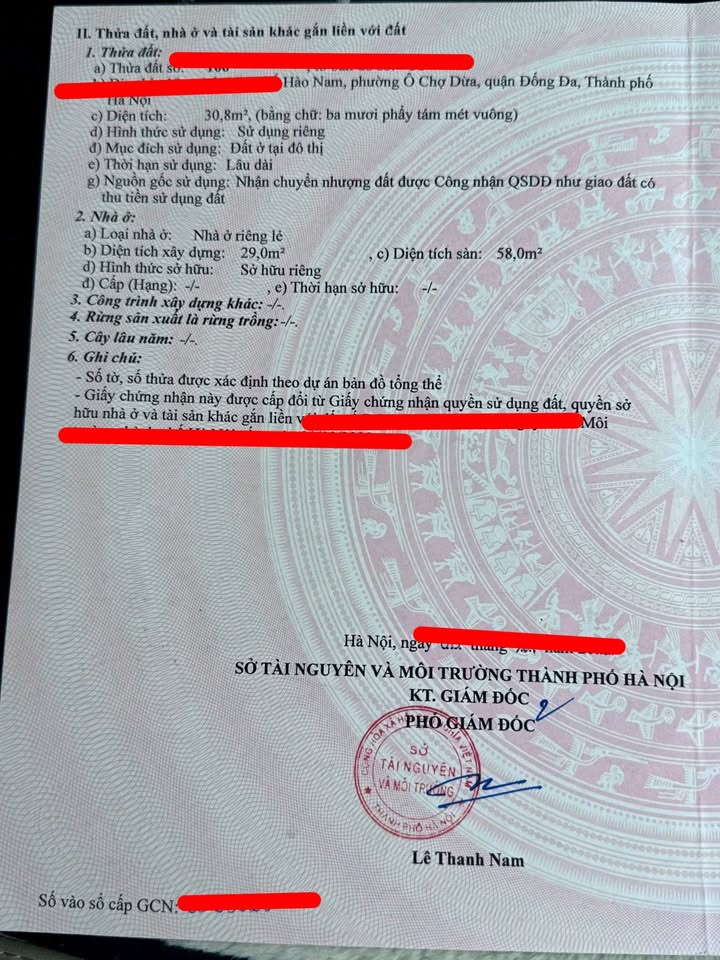 Nhà Hào Nam 31m² 5 Tầng - Sổ Đỏ Chính Chủ, Giá 10 Tỷ