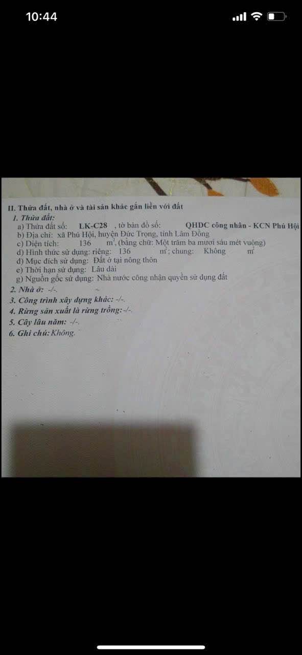 Đất Lô Góc 2 Mặt Tiền KCN Phú Hội, Đức Trọng - 136m² - Giá 1.5 Tỷ