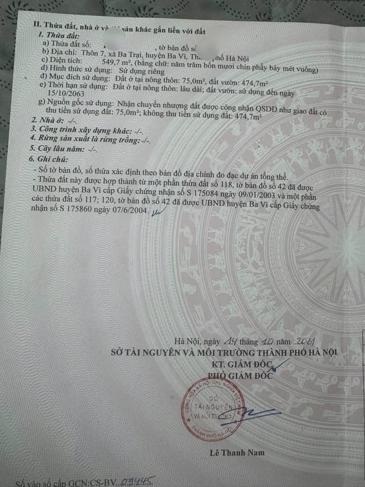 Bán Homestay Ba Vì 550m² giá 5 tỷ - Tựa sơn hướng thủy cực đẹp!