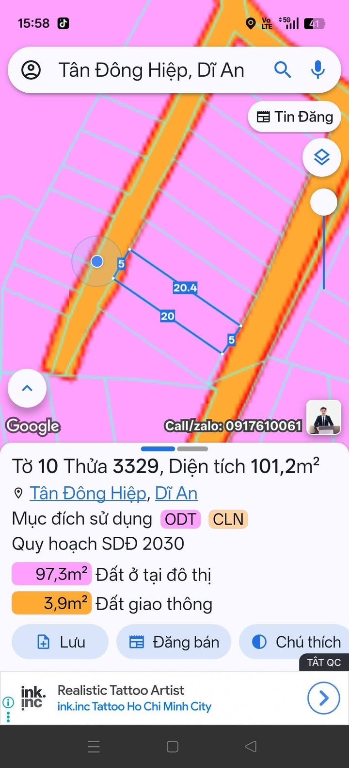 Bán Nhà Cấp 4 Dĩ An 101m² 3.55 Tỷ - Sổ Hồng Riêng, Ô Tô Vào Tận Nhà