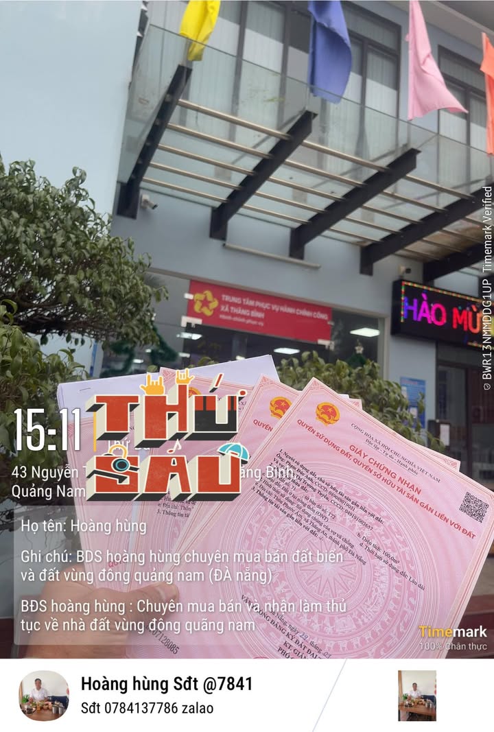 Đất nền Hiền Lương, Thăng Bình 125m² - Sổ đỏ chính chủ, tiềm năng tăng giá