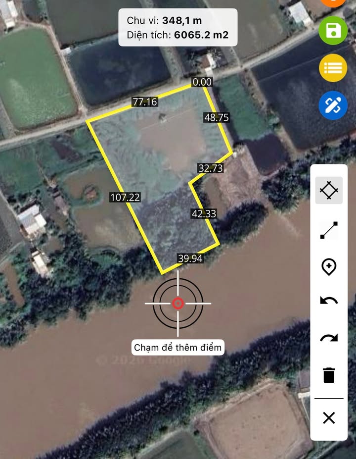 Đất vườn Mỹ Xuyên Sóc Trăng 5100m² giá 2.025 tỷ - Sổ hồng sẵn