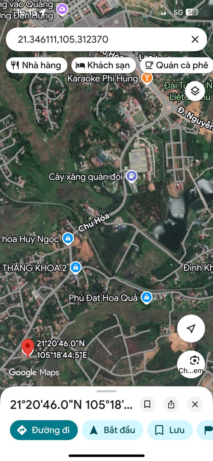 Đất nền Chu Hóa Việt Trì 2400m² - Tiềm năng tăng giá vượt trội!