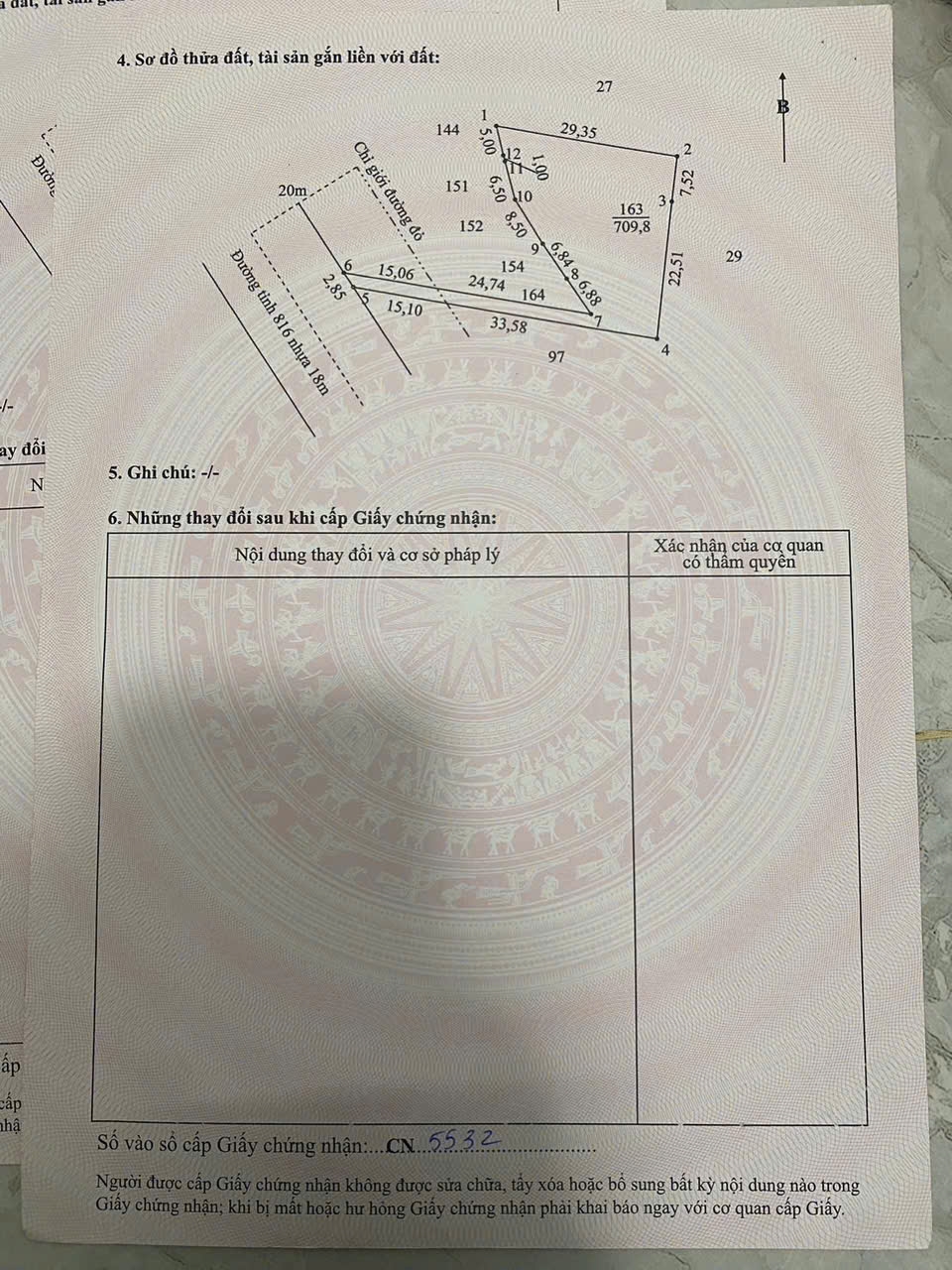 Đất Mặt Tiền ĐT816 Bến Lức 910m² (200m² Thổ) - Giá 2.8 Tỷ