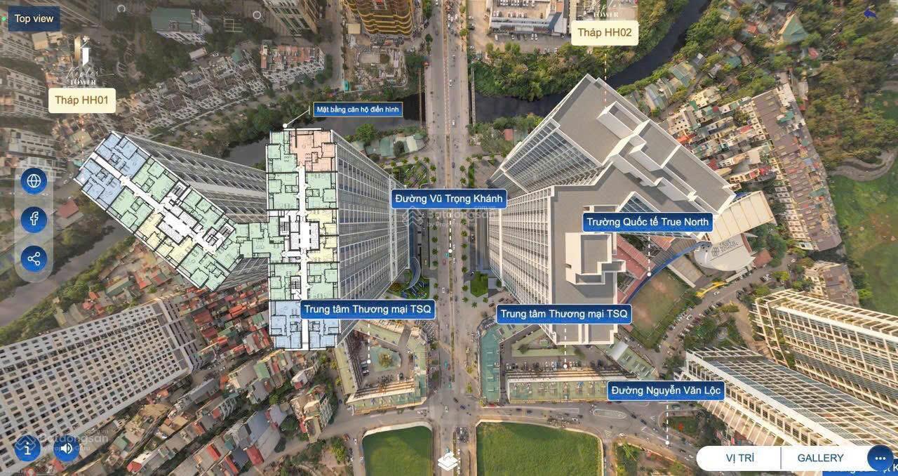 Căn hộ Kepler Land Mỗ Lao 85m² giá 8.075 tỷ - View bể bơi cực đẹp!