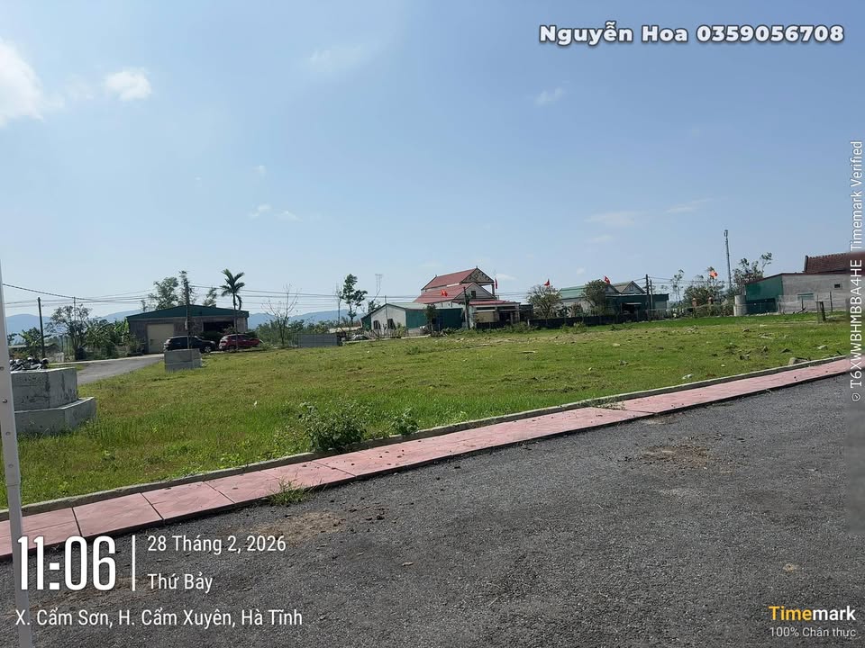 Đất nền Cẩm Lạc, Hà Tĩnh 180m² - Sổ đỏ chính chủ, xây dựng tự do!