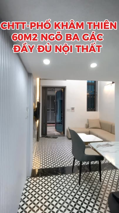 Căn hộ Phố Khâm Thiên 60m² giá 3.6 tỷ - Full nội thất cao cấp!