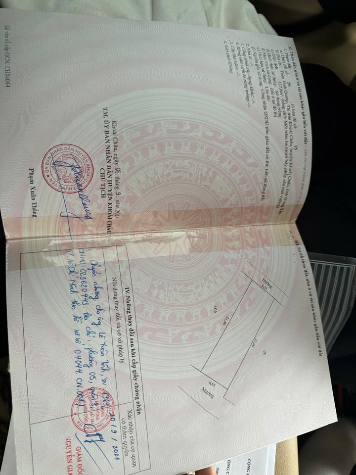 Đất nền Hưng Yên: 94m² tại Khoái Châu, giá F0 - Đầu tư sinh lời