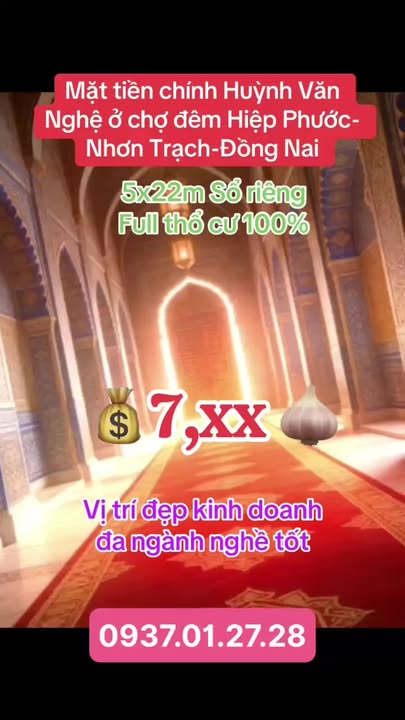 Nhà Phố Huỳnh Văn Nghệ, Nhơn Trạch 110m² - Mặt tiền kinh doanh đắc địa!