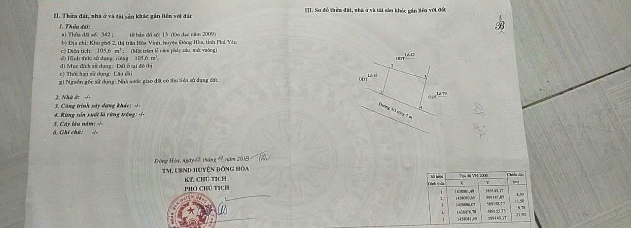 Đất Nền TDC Vườn Mít - 115m² Full Thổ Cư, Hướng Tây Nam - Giá 780 Triệu