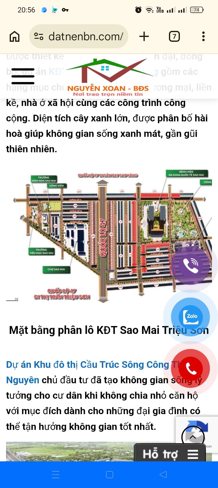 Đất nền KĐT Sao Mai Triệu Sơn 115m² 800 triệu - Đường ô tô