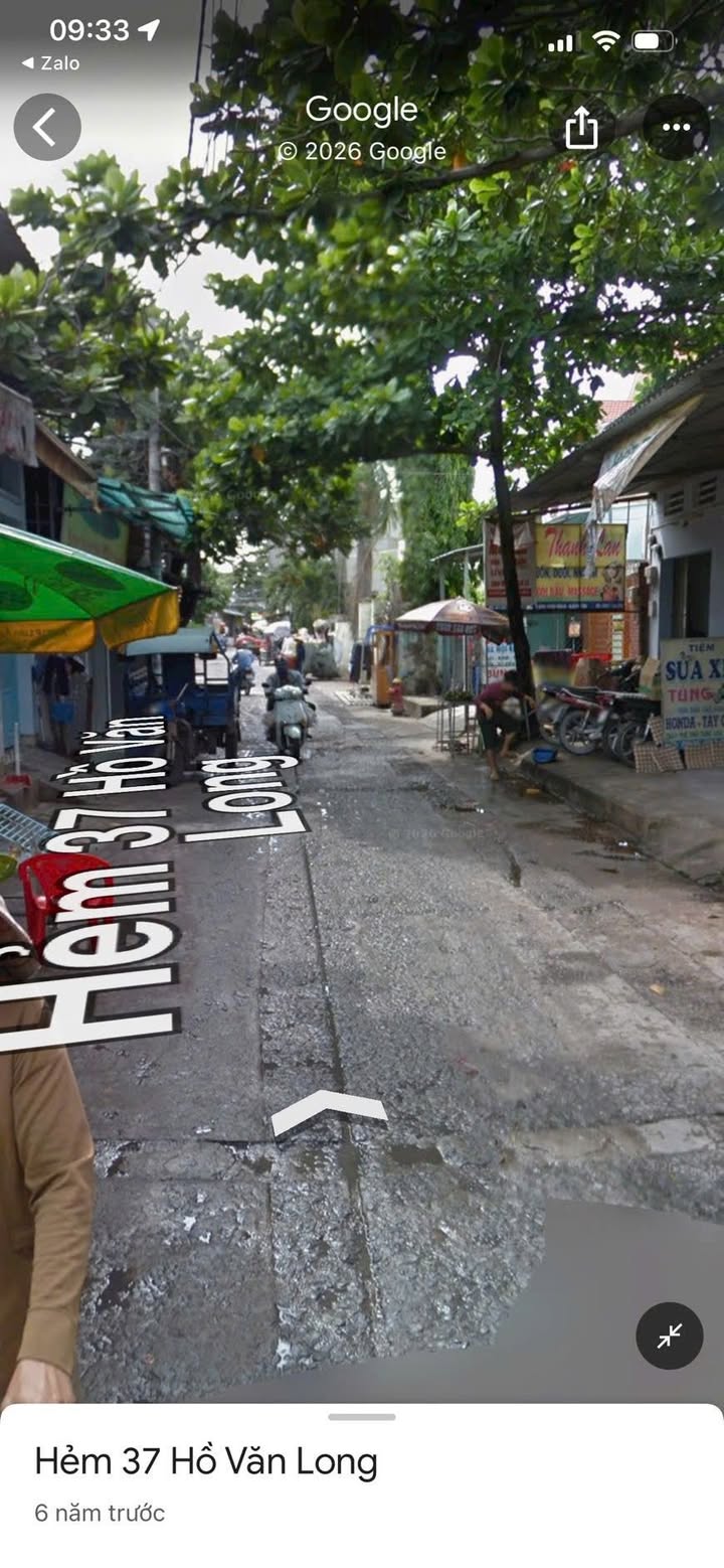Bán Đất Mặt Tiền Hẻm 37 Hồ Văn Long, Bình Tân - 300m² Thổ Cư, Xe Tải