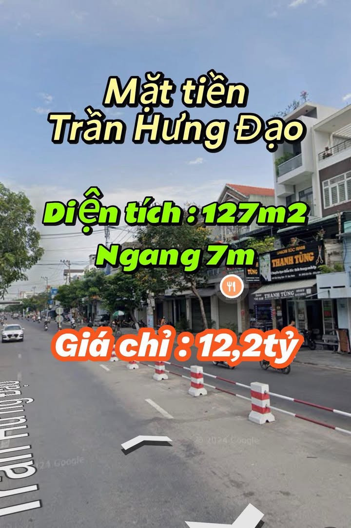 Nhà Mặt Tiền Trần Hưng Đạo 127m² - Vị trí đắc địa, 12.2 tỷ