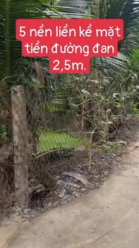 Đất nền Thổ cư 100% Bình Trưng, Tiền Giang - 400 Triệu/Nền