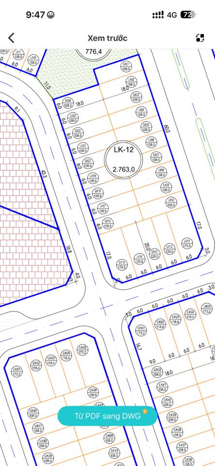 Đất nền Tây Bình Mỹ Hà Nam 108m² - Sổ đỏ chính chủ