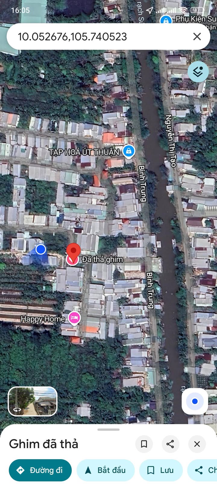 Bán Đất Nền 60m² Đường Nguyễn Thị Tạo, Bình Thủy - Giá 550 Triệu