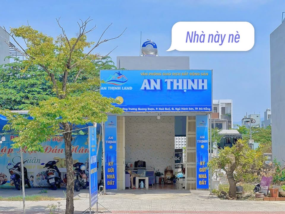 Nhà đất mặt tiền Trương Được, Đà Nẵng - 107m² tặng nhà, dòng tiền tốt