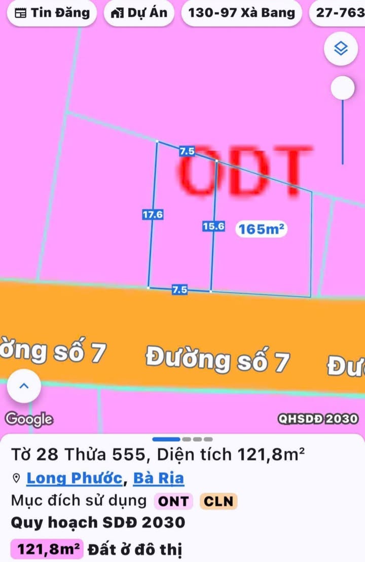 Đất nền Long Phước Bà Rịa 70m² - Sổ đỏ chính chủ!