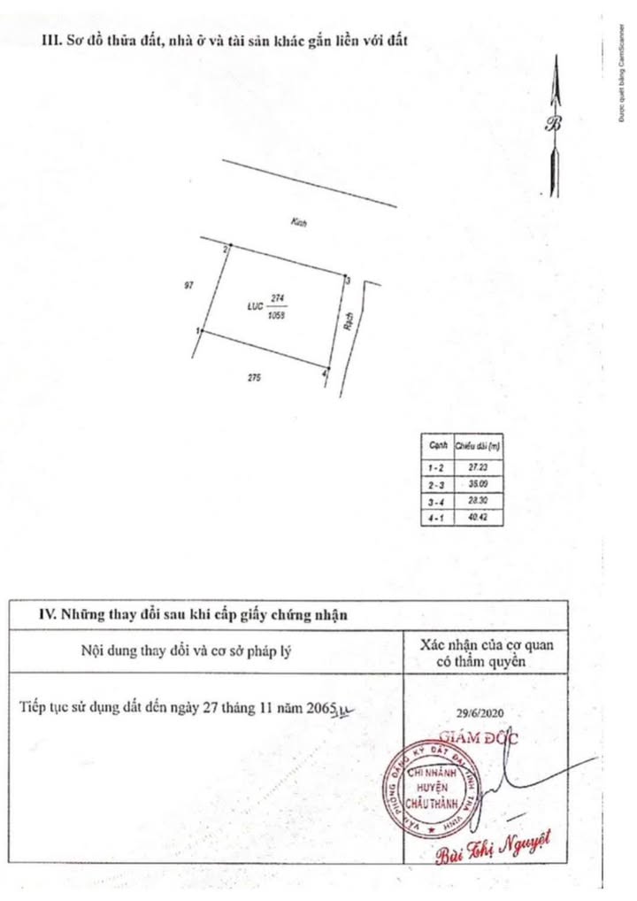 Bán Đất 1058m² Mặt Tiền Nhựa 4m, Hậu Giang - Sổ Đỏ Sẵn Sàng