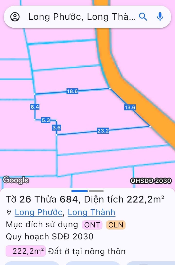 Nhà cấp 4 sổ riêng thổ cư 140m² Xã Long Phước, Long Thành - Giá thương lượng