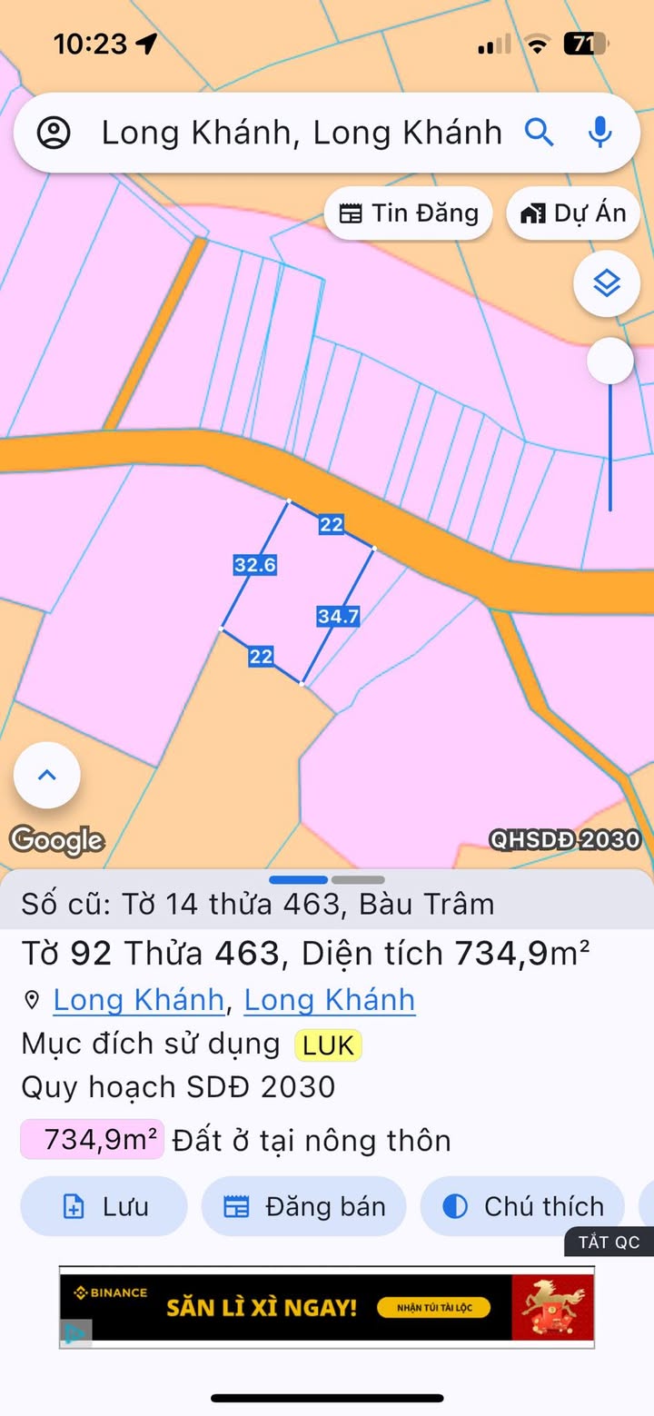 Đất Vàng Bàu Bàng 726m² - Sổ Hồng Riêng, Ô Tô Tới Nhà