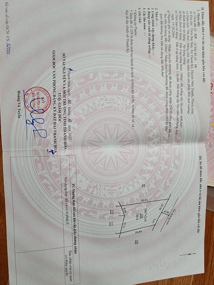 Đất nền Xã Thanh Kỳ, Như Thanh 500m² - Đường to ô tô, Chỉ từ 4xx triệu!