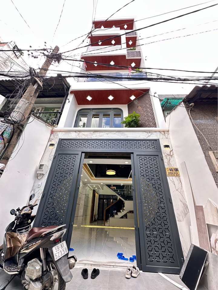 Nhà 5 Tầng Hẻm Xe Hơi 56m² Bình Hưng Hòa - Sổ Hồng Vuông Vức