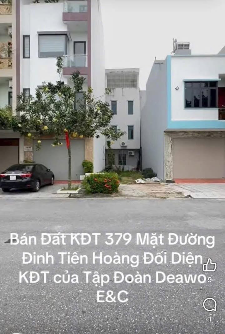 Đất nền KĐT 379 Đinh Tiên Hoàng 65m² 4 tỷ - Sổ đỏ