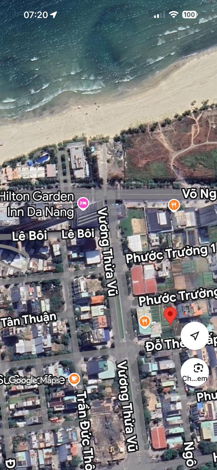 Đất nền 500m² mặt tiền Vương Thừa Vũ, Đà Nẵng - Giá 160 tỷ