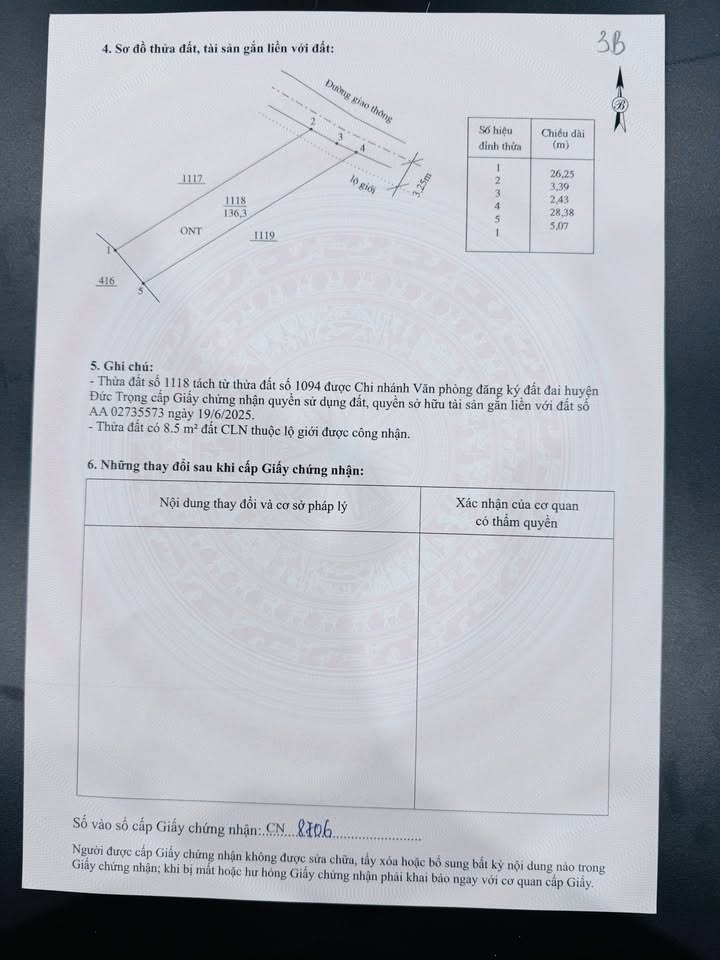 Bán đất Xã Hiệp Thạnh, Đức Trọng 135m² full thổ cư - Gần Sân Bay Liên Khương