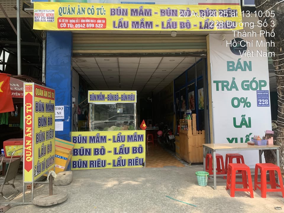 Sang Quán Ăn Mặt Tiền Đường Số 3, Bình Tân - Vị Trí Đắc Địa, Sẵn Sàng Kinh Doanh