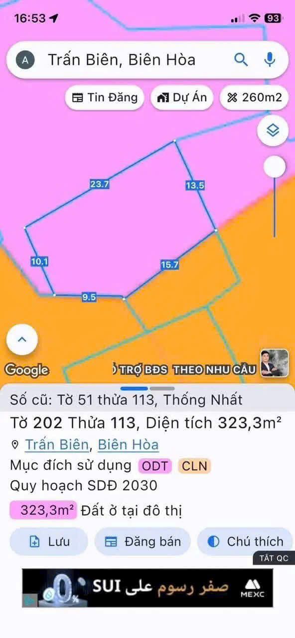 Đất Vàng Biên Hòa: 323m² Mặt Tiền Đường Bờ Kè, Kinh Doanh Đa Ngành, Giá 12 Tỷ
