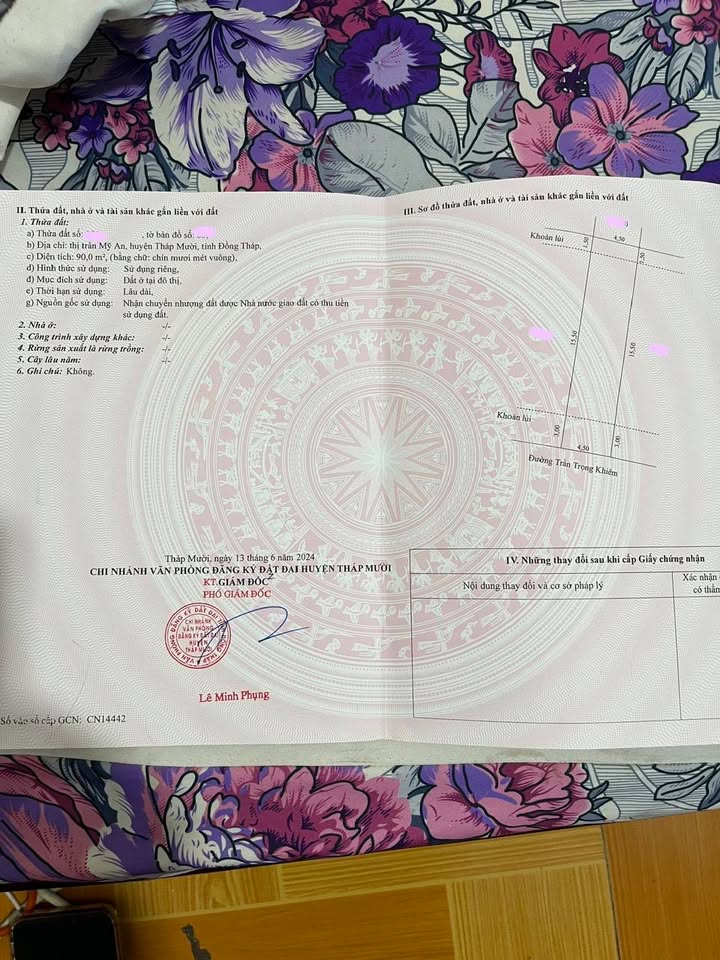 Nhà Trần Trọng Khiêm Mỹ An, Tháp Mười - 90m² giá 1 tỷ - Vị trí đẹp!