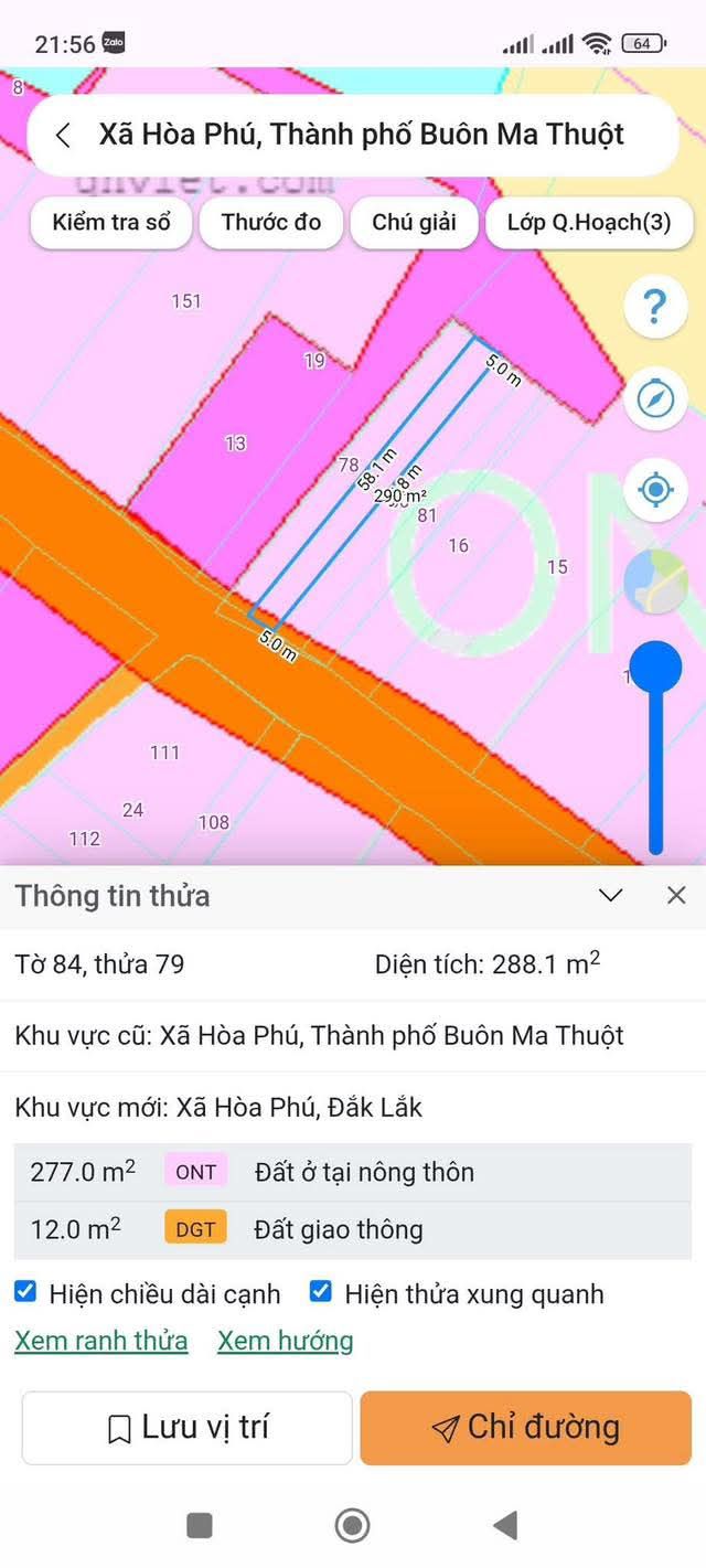 Đất nền Xã Hòa Phú 260m² giá 400 triệu - Sổ đỏ chính chủ