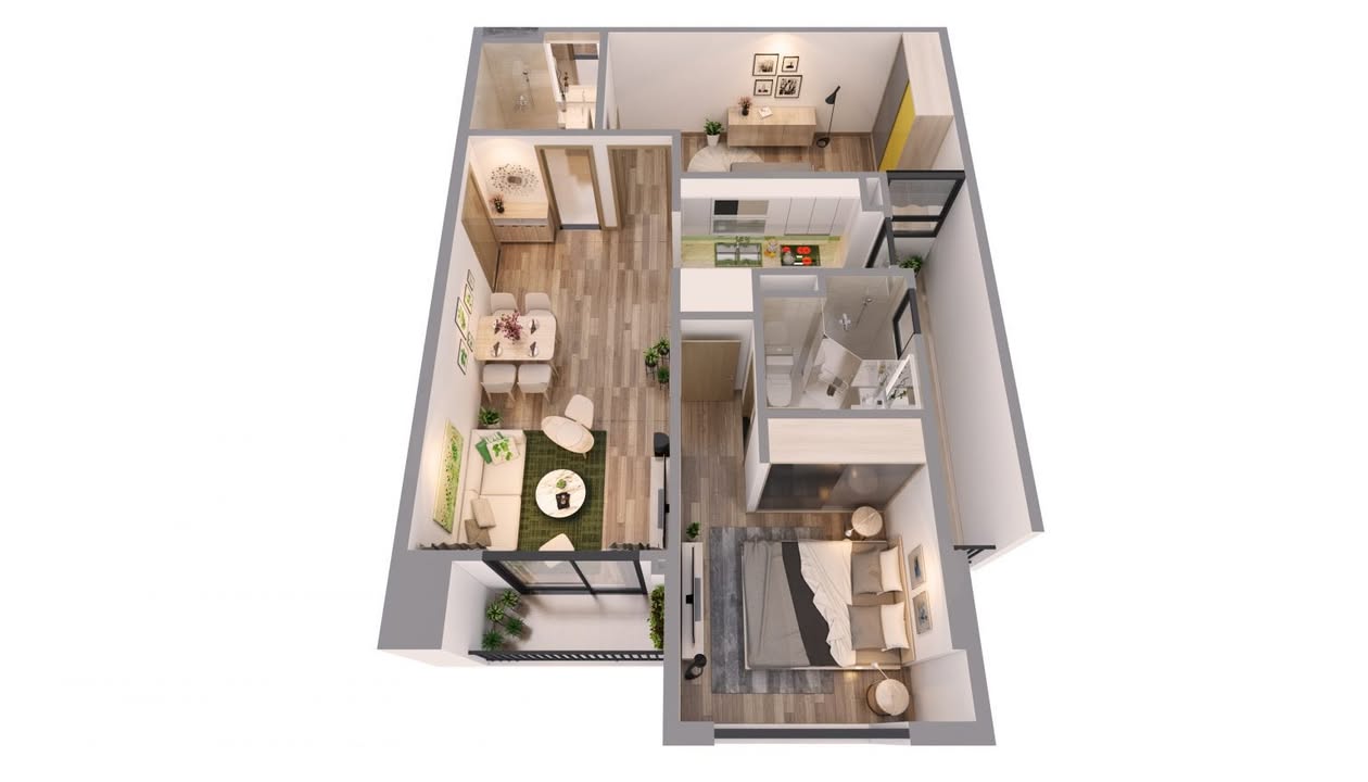 Căn hộ Nét Mới Phước Long B 43m² - Giá 2.35 tỷ - Sổ hồng sẵn sàng!