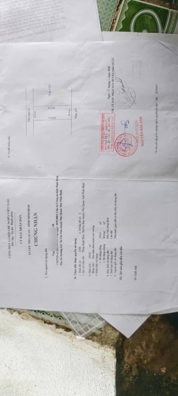 Đất nền Gia Lâm Nho Quan 510m² - View sông - Sổ đỏ chính chủ