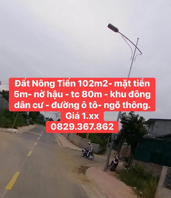 Bán đất Nông Tiến Tuyên Quang 102m² hơn 1 tỷ - Sổ đỏ chính chủ