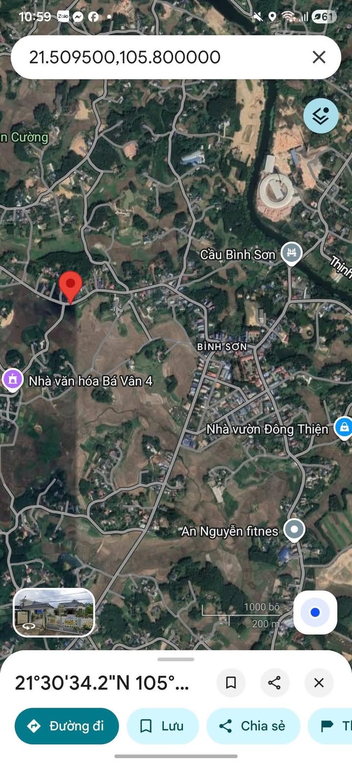 Nhà Mặt Tiền Bình Sơn Sông Công 1000m² - Mặt tiền kinh doanh đắc địa!