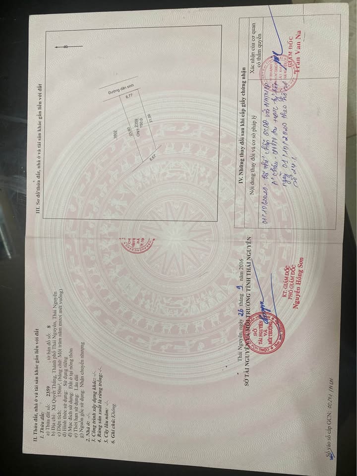 Đất nền Phường Thịnh Đán, Thái Nguyên 150m² - Đất thổ cư 100%!