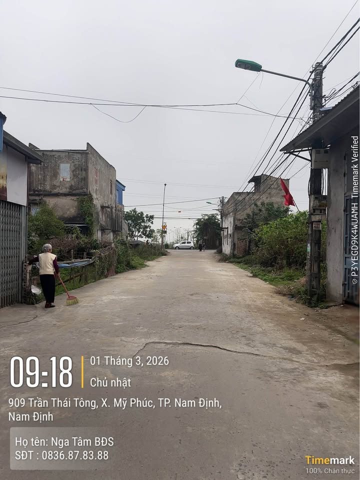 Đất nền 74m² Ngõ Trần Thái Tông, Hoa Lư - Đường to ô tô!