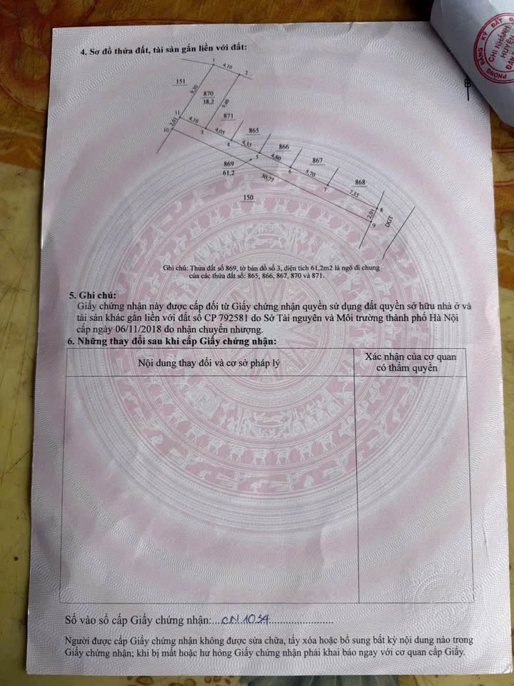 Bán đất Tân Lập, Đan Phượng 38.2m² - Sổ đỏ sẵn sàng