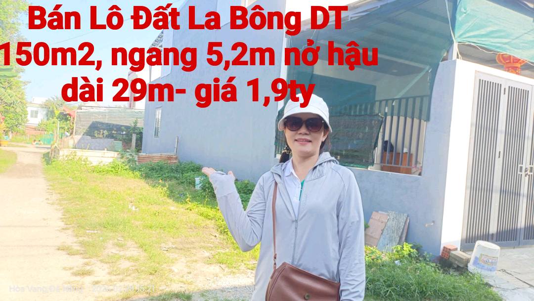 Đất Góc 2 Mặt Tiền La Bông - Hòa Tiến, Đà Nẵng - 150m² Nở Hậu, 1.9 Tỷ