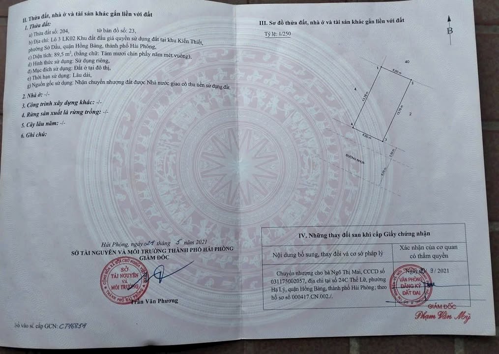 Đất nền Kiến Hưng, Kiến Thụy 89.5m² - Pháp lý rõ ràng, tiềm năng vàng!