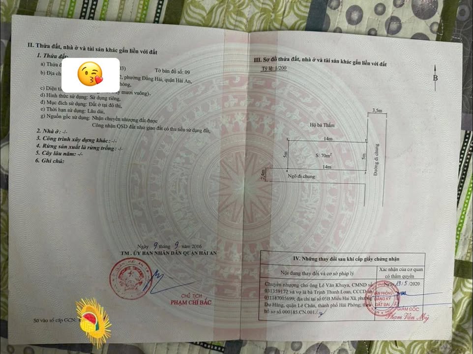 Đất nền Đằng Hải 70m² 3 tỷ - Sổ đỏ chính chủ, ô tô vào tận nơi!