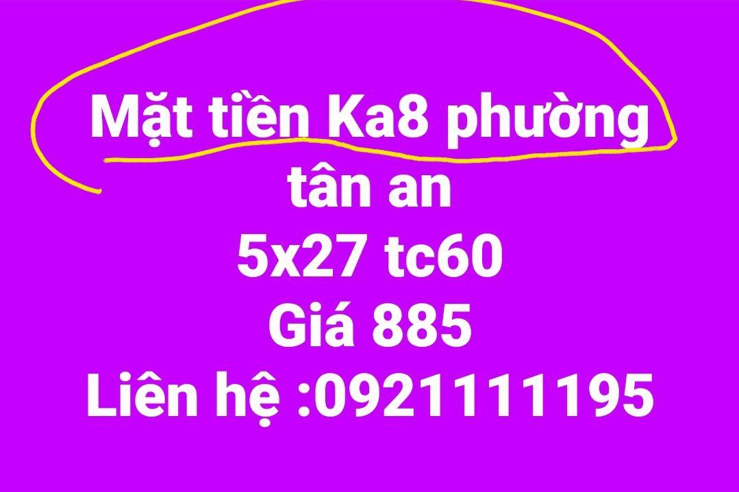 Đất Mặt Tiền Ka8 Tân An, BMT - 135m² Giá 885 Triệu