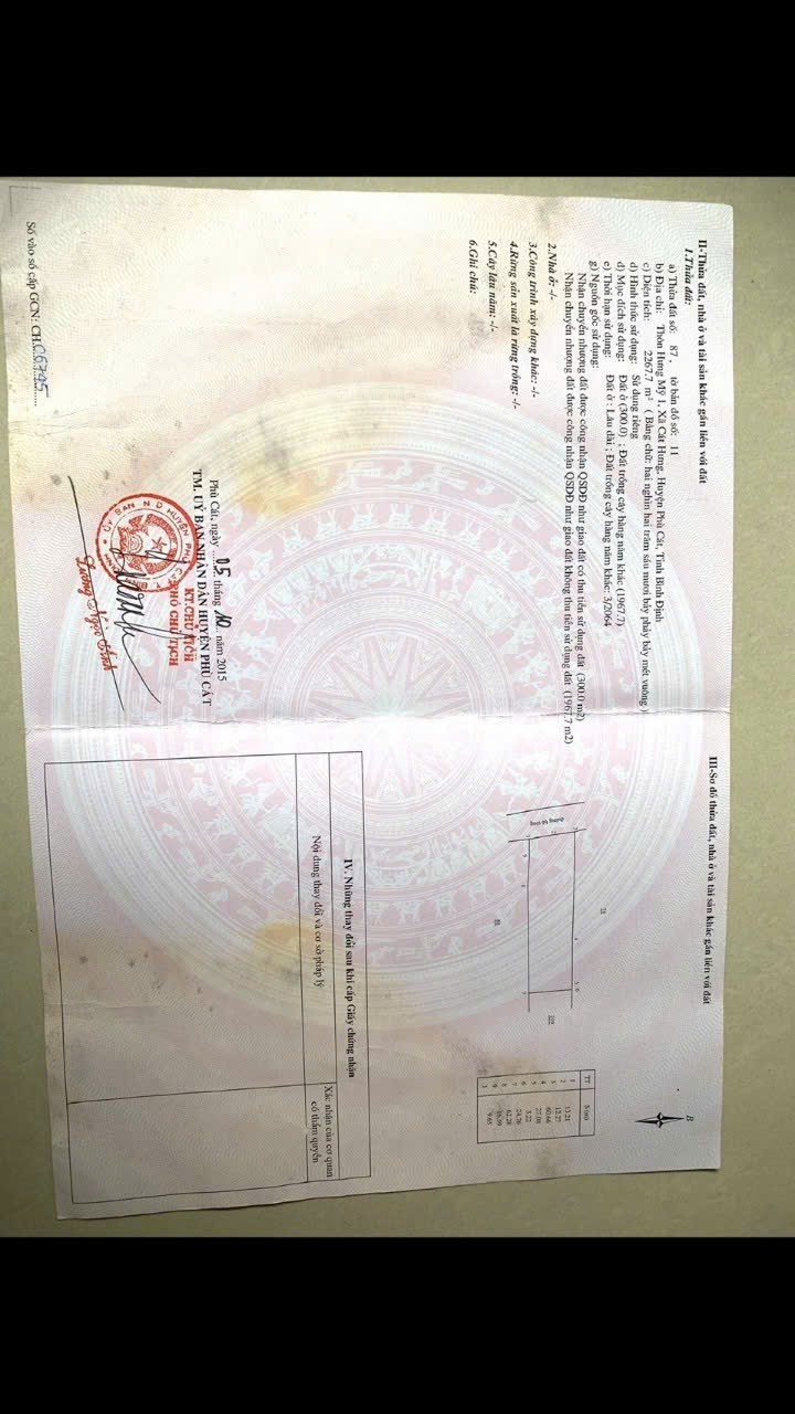 Đất nền Cát Hưng Phù Cát 2267.7m² - Tiềm năng tăng giá vượt trội!