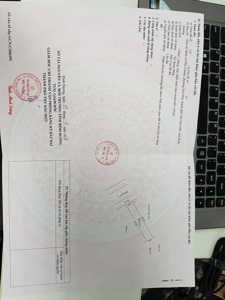 Đất nền Thủ Dầu Một 150m² giá 3.2 tỷ - Sổ đỏ chính chủ!