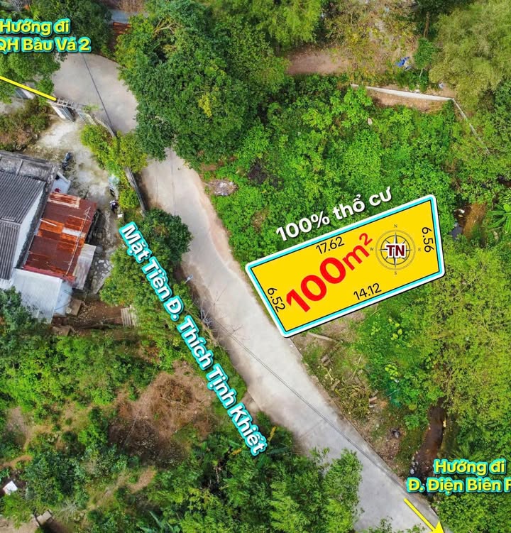 Đất nền Thích Tịnh Khiết, Huế 100m² - Sổ đỏ chính chủ, tiềm năng đầu tư!